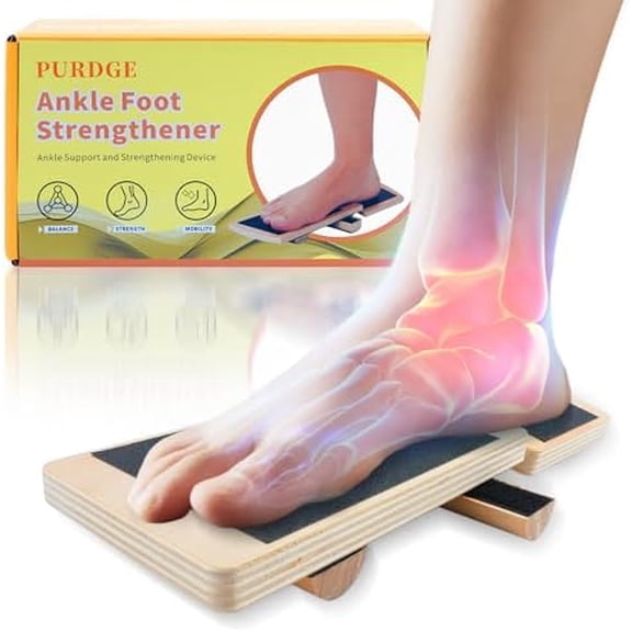 Ankle Balance Board for Ankle Strengthener, Physical Therapy, Plantar Fasciitis Relief, Balance Training, Stability Exercises, Attached Instruction Manual$$Sport & Recreation Other
