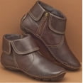thumbnail image 1 of Ankle Booties for Women, Flat Heel Short Boots, Fashion Casual Pull-On Boots, 1 of 6