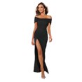 thumbnail image 1 of KRE PRIME Women Dress Off-Shoulder Split Maxi Dress, 1 of 6