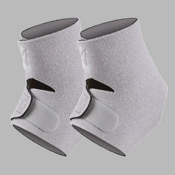 Ankle Brace Adjustable Pain Relief Stabilizer Sports Compression Ankle Support Protective Pad for Gym -Grey,S