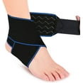 thumbnail image 1 of Ankle Brace, Ankle Compression Sleeve with Adjustable Strap Ankle Support for Sprained Ankle, Achilles Tendon, Plantar Fasciitis & Sports (blue), 1 of 7