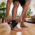 thumbnail image 1 of Ankle Brace Compression Sleeve Adjustable Flexible Support for Sports Running Basketball Ankle Sprain Recovery Unisex Right Foot, 1 of 6