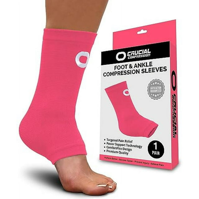 Ankle Brace Compression Sleeve for Men & Women (1 Pair) - Best Ankle ...