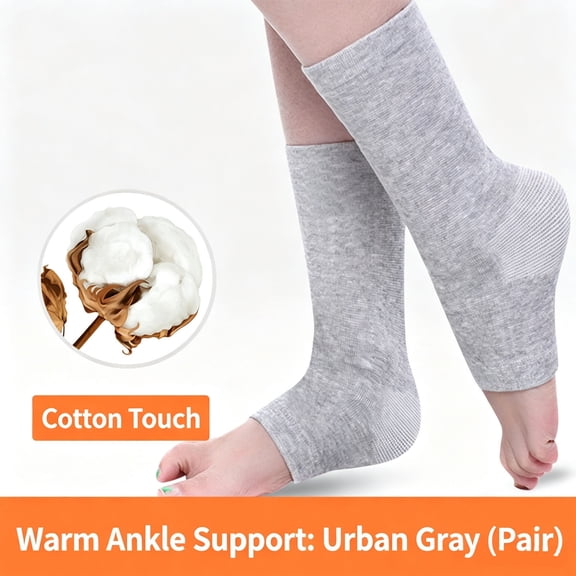 Ankle Brace Compression Sleeve, Toeless Compression Socks women, Relieves Achilles Tendonitis, Reduces Joint Pain, Swelling Heel Spur Pain, Non-Binding Ankle