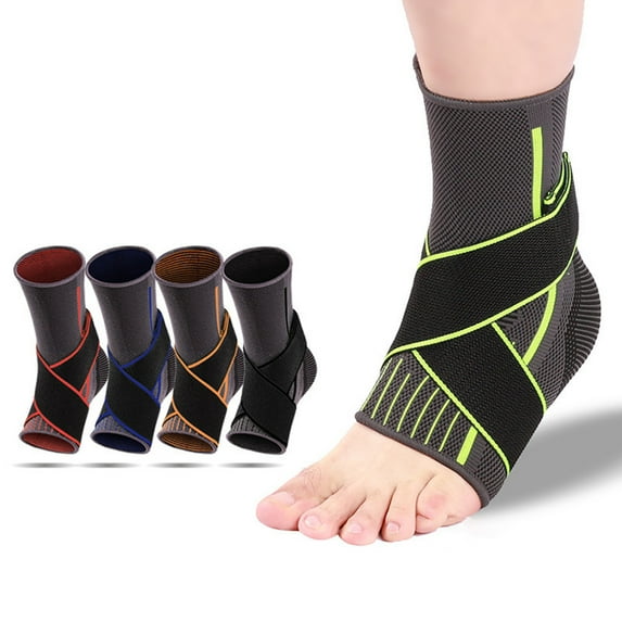 Ankle Brace Compression Support Sleeve for Injury Recovery, Joint Pain and More. Achilles Tendon Support, Plantar Fasciitis Foot Socks with Arch Support, Eases Swelling
