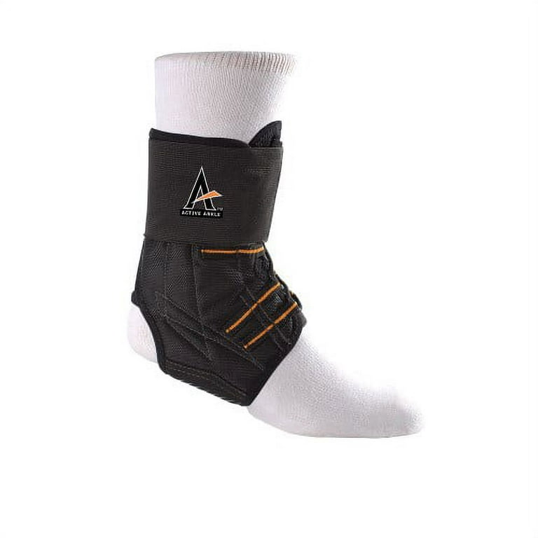 Ankle Brace by Active Ankle - Extra Large Black Clamshell Pro Lacer