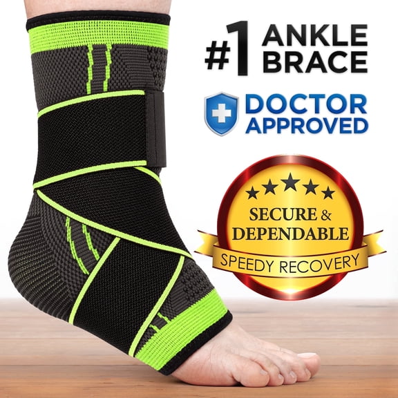 Ankle Brace for Achilles Tendonitis, Foot Compression Wrap by Mata1