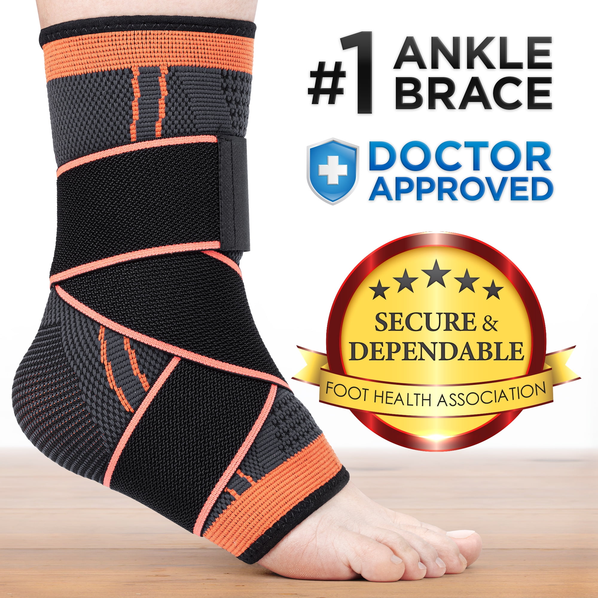 Mata1 Ankle Brace for Plantar Fasciitis, Achilles Tendonitis, Sprain ...