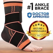 Ankle Brace for Achilles Tendonitis, Foot Compression Wrap by Mata1