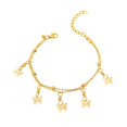 Ankle Bracelets For Women Gold Plated Anklets Layered Charm Ankle