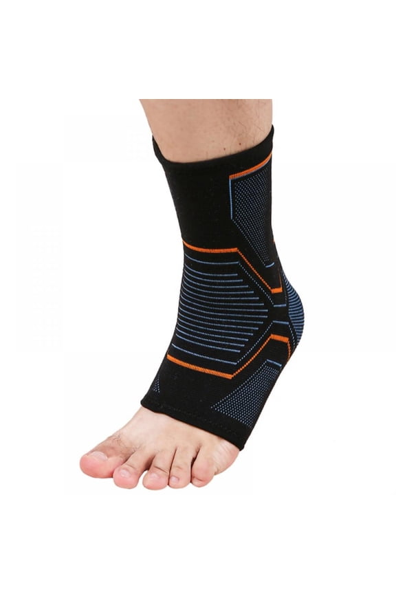 Ankle Compression Brace with Silicone Ankle Support and Copper. Plantar Fasciitis, Foot, & Achilles Tendon Pain Relief. Prevent and Support Ankle Injuries & Soreness