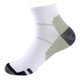 thumbnail image 1 of Ankle Compression Sock for Men and Women, Low Cut Compression Running Sport Sock with Ankle Support, 1 of 4