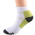 thumbnail image 1 of Ankle Compression Sock for Men and Women, Low Cut Compression Running Sport Sock with Ankle Support, 1 of 4