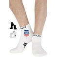 thumbnail image 1 of Ankle Compression Socks for Men & Women 15-20mmHg - Made by Mojo - White, Large, 1 of 8
