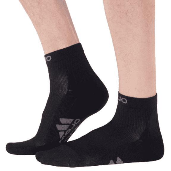Ankle Compression Socks for Women and Men Circulation 20-30mmHg - Black, Small