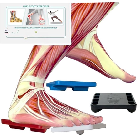 Ankle Foot Exerciser(R) Ankle Strengthener for ankle sprain , Foot Strengthener for plantar fasciitis; Ankle mobility, Posture corrector, Proprioception