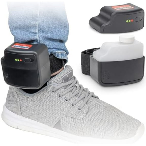 Ankle Monitor Flask (5 oz) - Hidden Alcohol Flask - Funny Liquor Gift for House Arrest Bracelet Prop$$Home Decor, Kitchen, & Other