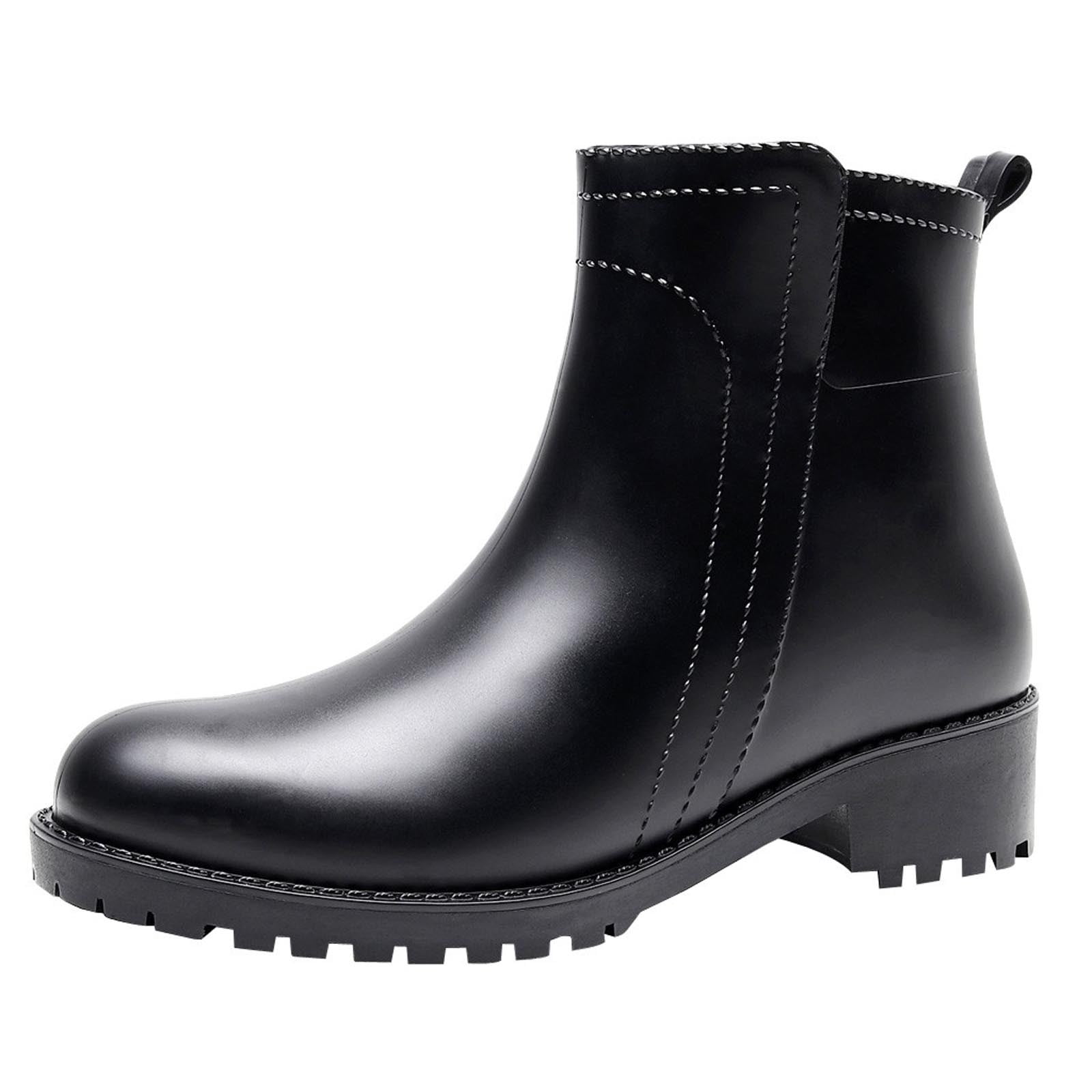 Ankle Rain Boots for Women, Short Rain Boots Waterproof Garden Shoes ...