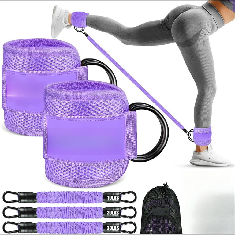 Ankle Resistance Bands with Cuffs, Ankle Weights Bands for Working - Main Image
