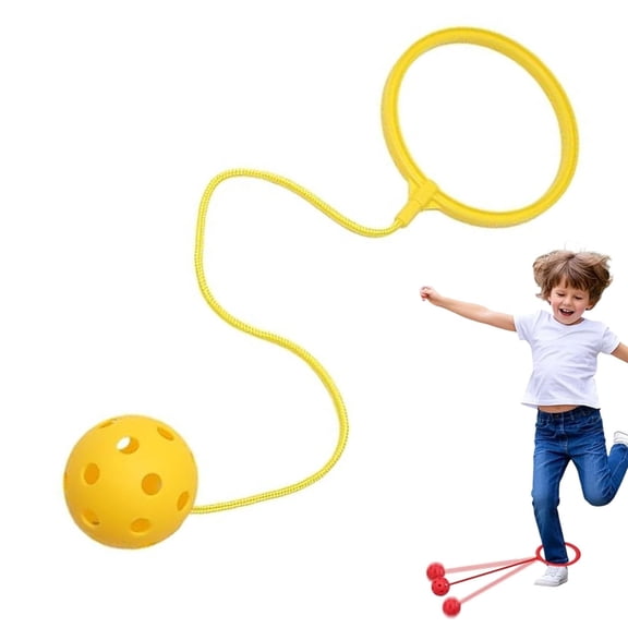 Ankle Skip Ball for Kids，Matte Finish, Multi-Hole Design — A Portable Agility Training Rope and Foldable Fitness Tool Suitable for Both Indoor and Outdoor Use.