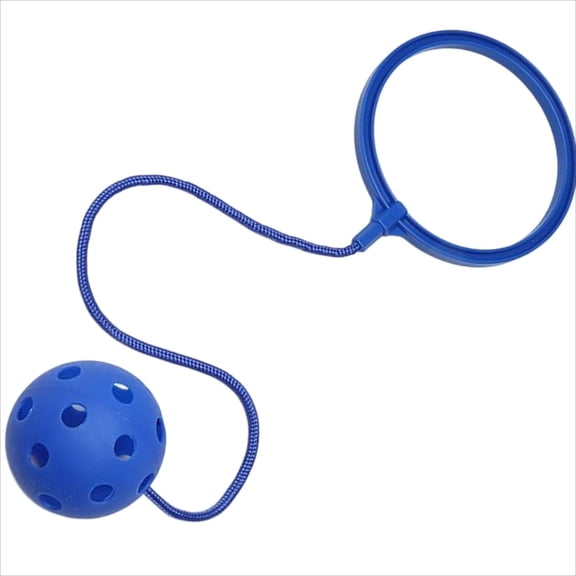 Ankle Skip Ball for Kids, Single Leg Swing Rotating Jumping Ring, Skip Ball for Outside, Kid Exercise Skip Toy Activity for School Break Camping Beach