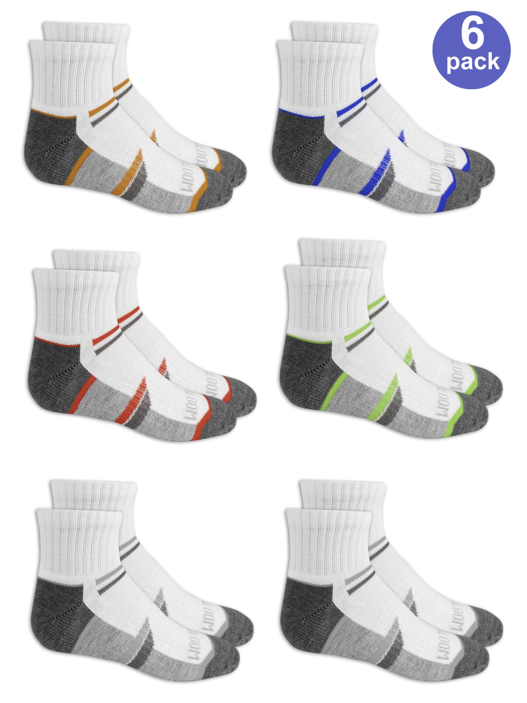 Ankle Socks, 6 Pairs (Big Boys) - image 1 of 4
