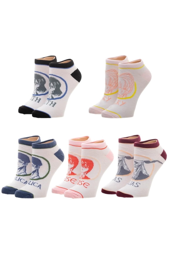 Ankle Socks - Ancient Magus Bride - JRs 5 Pair New Licensed xs6g87cru