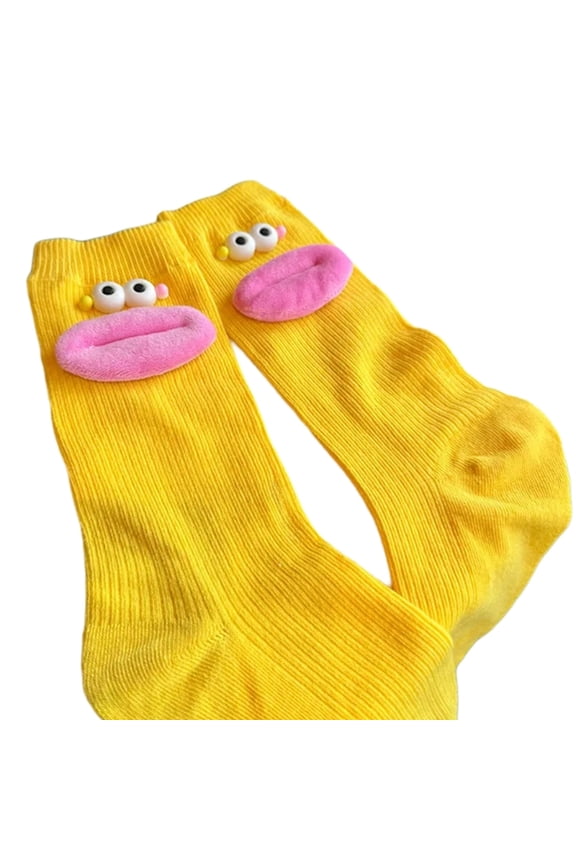 Ankle Socks Cute Cartoon Doll Crew Socks Soft Funny Novelty Socks Breathable Cotton Boot Socks for Women Girls Gifts