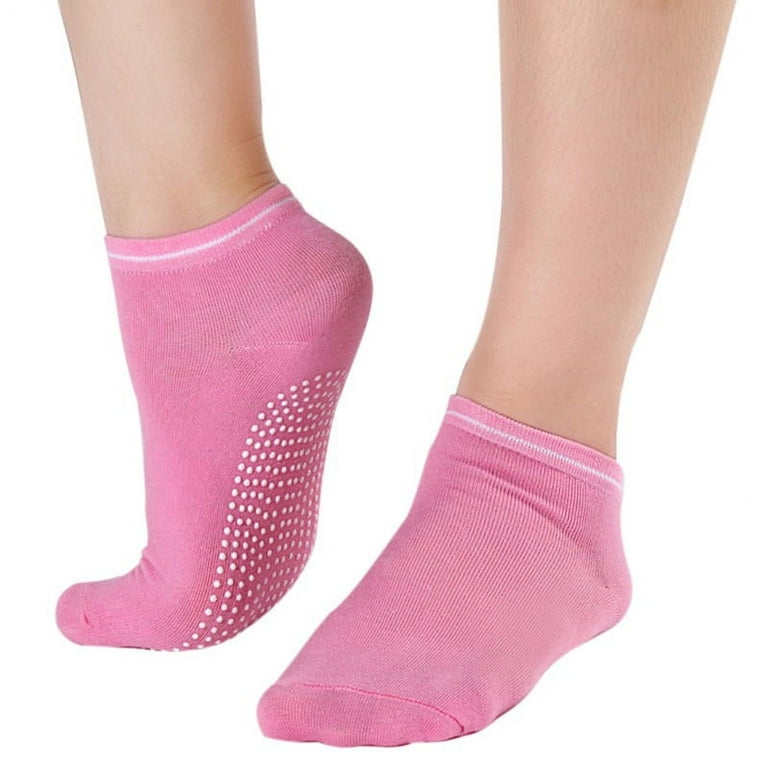 Ankle Socks For Women Fitness Yoga Pilates Dance Grip Non Slip Massage Socks  