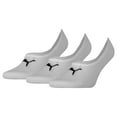 thumbnail image 1 of Puma Unisex Socks, Pack Of 3 - Footie, Unicolored White Eur 39-42 (Uk 6-8), 1 of 3
