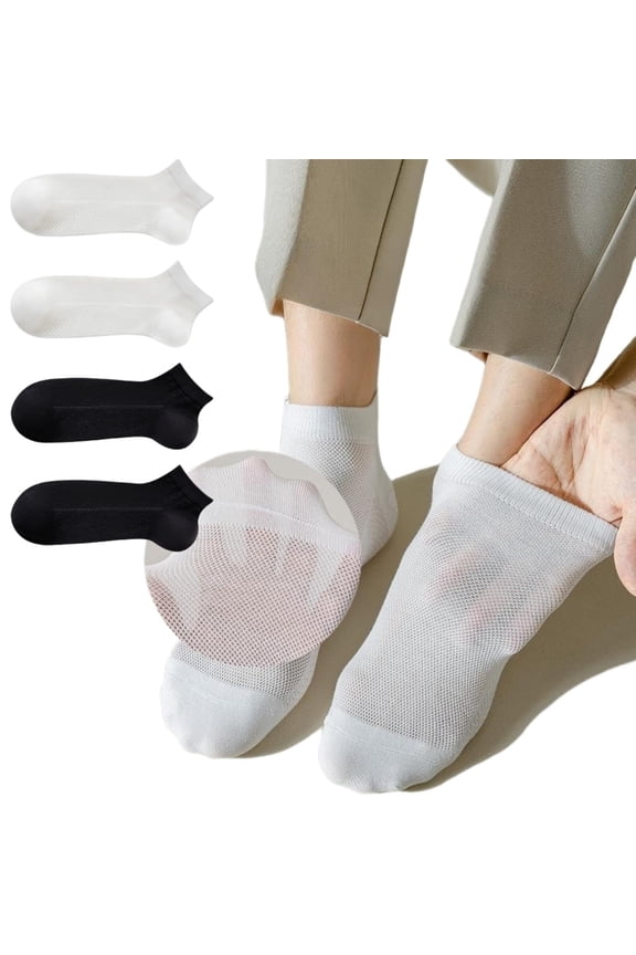 Ankle Socks Ultra Thin Breathable Mesh Dry Fit Low Cut Athletic Running Socks for Men Women 4-7 Pack