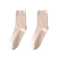 thumbnail image 1 of Ankle Socks - Women Fashion Solid Comfortable Casual Stretch Socks, Socks for Women,Color: Pink Size: One Size, 1 of 5