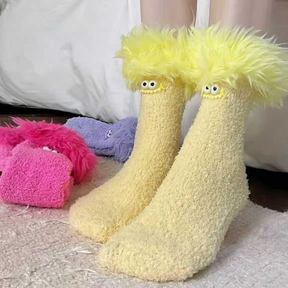 Ankle Socks Women's Knee High Socks Thick Knitted Over The Knee Socks Fall Winter Warm Socks Boot Socks Socks