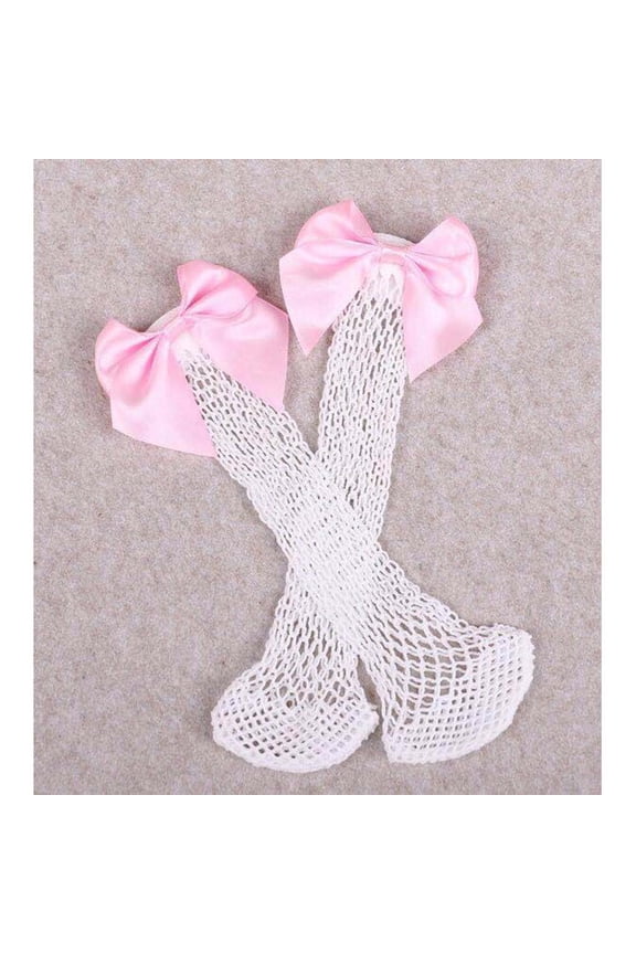 Ankle Socks, Women's Mesh Lace Net Short Socks, Bow Fishnet Socks, Party Socks for Women, Fashion, Evening Wear, Sexy & Edgy, Costume Socks Baberdicy, Ideal for Women