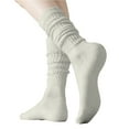 thumbnail image 1 of Ankle Socks - Women's and Winter Korean Three Cake Socks with Pearl Velvet In the Tube Women's Socks, Socks for Women,Color: Light Gray Size: One Size, 1 of 6