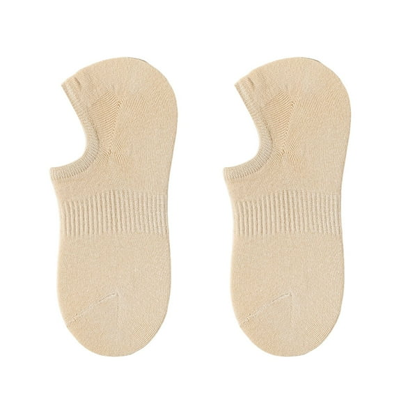 Ankle Socks - Womens Comfortable Breathable Macaron Coloured Boat Socks, Socks for Women,Color: Beige Size: One Size