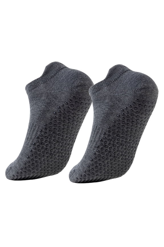 Ankle Socks - Yoga Socks Silicone non Socks Indoor Fitness Socks Floor Socks Sports Trampoline Socks, Socks for Women,Color: Dark Gray Size: One Size