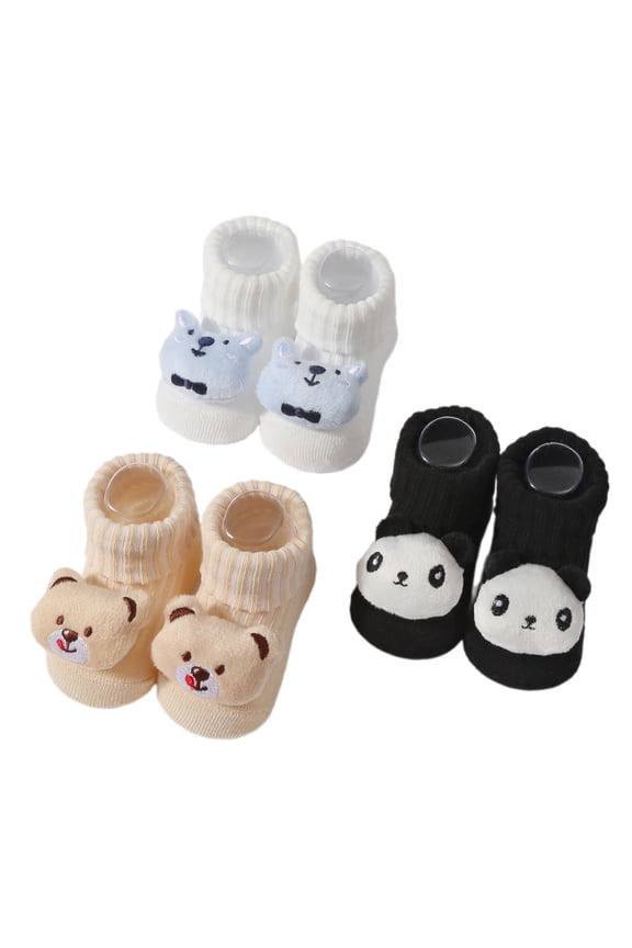 Ankle Socks for Infants Newborns Knitted Socks Soft Breathable Cotton Socks Socks Socks with Cartoon Pattern