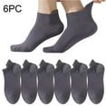 thumbnail image 1 of Ankle Socks for Men 6 Pack Low Cut Lightweight Casual Solid Color Multipack Breathable Non-Slip No Show Sock 2025, 1 of 8