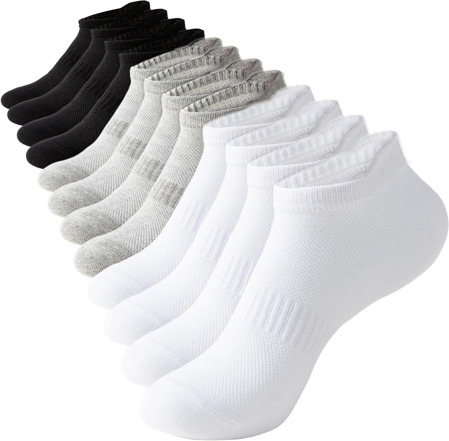 Ankle Socks for Women, Running Athletic Low Cut Tab Socks Sports No