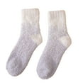 thumbnail image 1 of Ankle Socks for Women Soft Plush Fuzzy Sleeping Slipper Socks Warm Stocking Stuffers Fuzzy Socks, 1 of 6