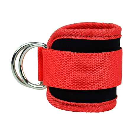 Ankle Strap Gym Hip Exercise Leg Strength Training Fitness Workout Leg Strap Red