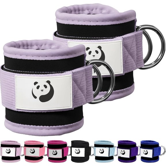 Ankle Strap for Machine,Ankle Cuff for Kickbacks, Booty Abductors,Glute Workouts, Extensions, Curls for Men and Women, Adjustable with Double D-Rings