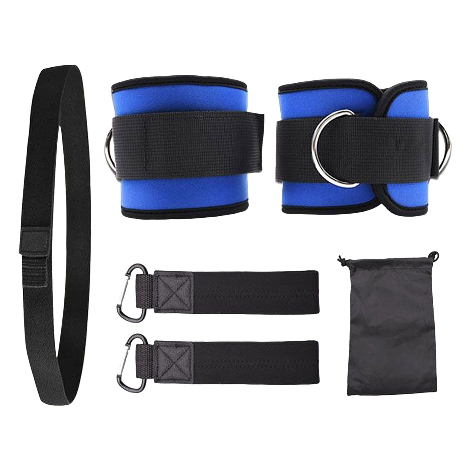 Ankle Strap for Cable Machines and Resistance Bands, Workout Ankle Cuff for Home Gym, Kickbacks