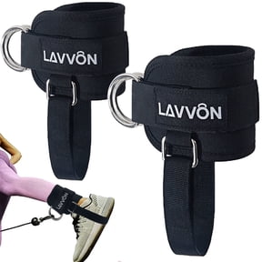 Ankle Straps for Cable Machines Kickbacks - Adjustable Comfort Ankle Cable Attachments for Gym Ankle Cuff Cable Machine Glute Kickback Straps - Leg Extensions, Curls & Ankle Cuffs Women