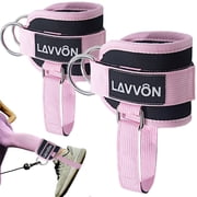 Ankle Straps for Cable Machines Kickbacks - Adjustable Comfort Ankle Cable Attachments for Gym Ankle Cuff Cable Machine Glute Kickback Straps - Leg Extensions, Curls & Ankle Cuffs Women