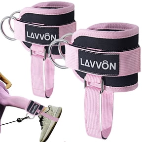 Ankle Straps for Cable Machines Kickbacks - Adjustable Comfort Ankle Cable Attachments for Gym Ankle Cuff Cable Machine Glute Kickback Straps - Leg Extensions, Curls & Ankle Cuffs Women
