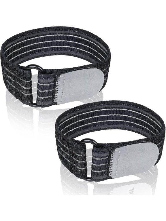 Ankle Straps, Cowboy Boot Straps, Adjustable Elastic Boot Bands with High Visibility Reflective