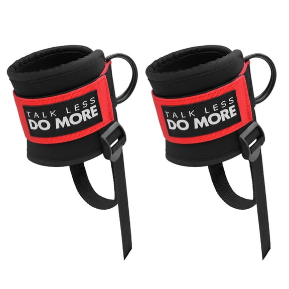 Ankle Straps D-Rings Ankle Cuffs Comfortable Workout Ankle Belt Foot Straps for Cable Machine Training Equipment