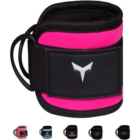 Ankle Straps for Machines Women, Glute Kickback Machine Attachments, Gym Ankle Cuffs, Wrist Cuffs for Workout, Accessory, Fitness Gear for or Gym